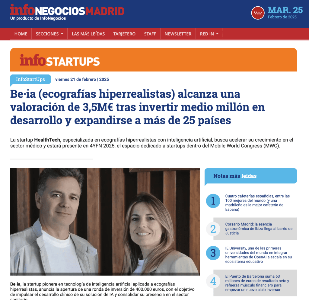 Beia alcanza una valoración de 3,5 millones de euros tras invertir en desarrollo y expandirse a más de 25 países